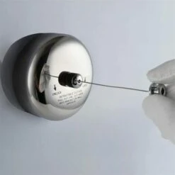 Stendibiancheria Telescopica In Acciaio Inox 304 (corda In Nylon Tonda Da 2,8 M Con Carrucola) -Stile Bagno 69716453 4