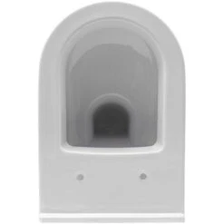 Geberit Pack WC Telaio Duofix + Tazza Sospesa Vitra S50 Con Brida + Ammortizzatore Soft Close + Piastra Bianca (S50Geb3) -Stile Bagno 69810856 5