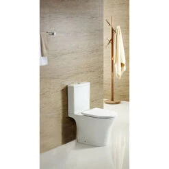 Swiss Aqua Technologies Combi WC Da Appoggio Senza Brida, Con Sedile Softclose - Riempimento Dal Basso (SATBRE030RREXVP) -Stile Bagno 69810876 3
