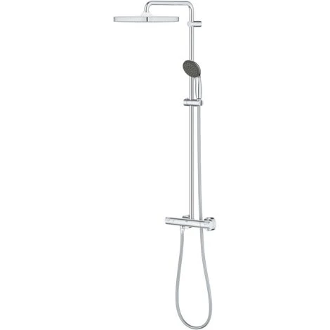 Grohe Vitalio Start System 250 Cube, Colonna Doccia Con Miscelatore + Doccetta A 2 Getti (26696000) 3 Grohe Vitalio Start System 250 Cube, Colonna Doccia Con Miscelatore + Doccetta A 2 Getti (26696000) - immagine 3