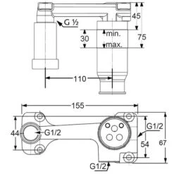 Kludi BOZZ - Miscelatore Lavabo Incasso (382440576-set) -Stile Bagno 70054903 3