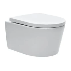 Geberit Pack Telaio UP100 + Piastra Delta50 Bianca + Vaso SAT Sospeso Senza Flangia E Fissaggi Invisibili (SATrimlessGeb1-DE) -Stile Bagno 70140351 4