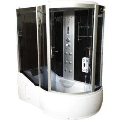 SIMBA VASCA BAGNO E DOCCIA IDROMASSAGGIO SPA 170 X 90 Cm CROMOTERAPIA Mod. Paradise