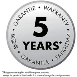 Hansgrohe Vernis Blend Rubinetteria 3 Fori Con Saltarello, Nero Opaco, 71553670 -Stile Bagno 70724904 3