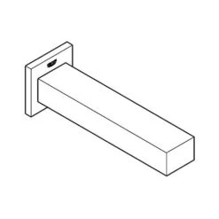 Grohe 13303000 Bocca Erogazione Per Vasca Serie Eurocube 13303, Cromo -Stile Bagno 70765302 3