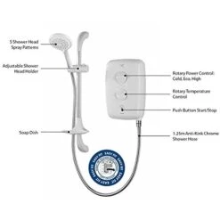 Triton Showers SFX8001GSI - Triton T80gsi Doccia Elettrica 10.5kw -Stile Bagno 70768619 4