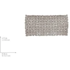 WENKO Tappeto Vasca Paradise Taupe, PVC, 36 X 71 Cm, Tortora -Stile Bagno 70778342 4