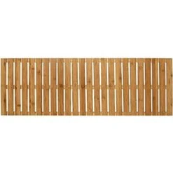 WENKO Pedana Indoor & Outdoor Bambù, Tappetino Antiscivolo Per Ambienti Interni Ed Esterni In Bambù Ecologico, Moderna Pedana Per La Doccia, La Vasca Da Bagno E La Zona Piscina, 100 X 50 Cm