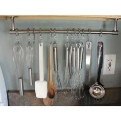 Confezione Da 12 Anelli Per Tende Da Doccia In Acciaio Inossidabile Con Sistema Di Scorrimento, 12 Ganci Singoli, 65 X 35 Mm -Stile Bagno 70836139 4