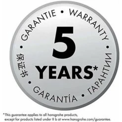 Hansgrohe Porter S - Supporto Per Soffione Doccia Effetto Oro Lucido -Stile Bagno 70871260 4