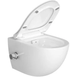 Swiss Aqua Technologies Infinitio WC Senza Brida Con Funzione Bidet Termostatico + Sedile (SATINF011RREXPBFCT)