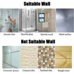 ZOLGINAH Pezzi Supporto Doccia Ventosa, Rotazione A 360° Soffione Doccia Regolabile Senza Foratura Per Bagno Doccia A Mano Accessorio Di Attacco (Argento) -Stile Bagno 71127906 3