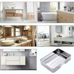 Portasapone Per Doccia Barra Per Doccia Portasapone In Acciaio Inox 304 Portasapone Salvasapone Supporto Da Parete In Spugna -Stile Bagno 71377324 5