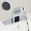 Rubinetto Del Sensore A Infrarossi, Rubinetto Del Sensore Automatico, Rubinetto Del Bagno Attivato Dal Movimento Cucina Del Bagno Rubinetto Del Sensore A Infrarossi Automatico A Mani Libere Con Scatol