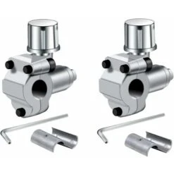 2 Pezzi BPV-31 Valvola Perforata, Valvola Di Ricambio Per Aria Condizionata Compatibile Con Tubi Di Diametro Esterno Da 1/4 Pollici, 5/16 Pollici, 3/8 Pollici