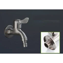 , Interfaccia In Acciaio Inox A 4 Punti, Maniglia Singola Spessore 304 (rubinetto Piscina) GroupM -Stile Bagno 71401971 3