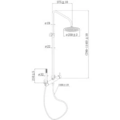 Luisa Colonna Doccia Meccanica Oro Spazzolato 7 Luisa Colonna Doccia Meccanica Oro Spazzolato -Stile Bagno 71408687 3