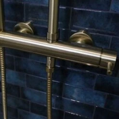 Luisa Colonna Doccia Meccanica Oro Spazzolato 8 Luisa Colonna Doccia Meccanica Oro Spazzolato -Stile Bagno 71408687 4