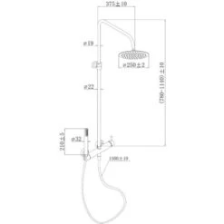 Colonna Doccia Meccanica Luisa Bianca -Stile Bagno 71408694 3