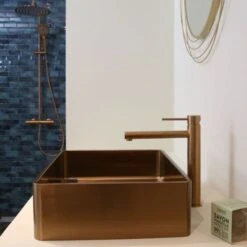 Luisa Rubinetto Per Lavabo In Rame Alto -Stile Bagno 71408723 3