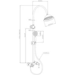 Colonna Doccia Leeds Retro In Rame -Stile Bagno 71408729 3