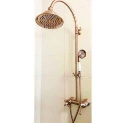 Colonna Doccia Leeds Retro In Rame -Stile Bagno 71408729 4