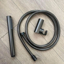 Porta Doccia Combinato Luisa Gun Métal 3 Pezzi -Stile Bagno 71408743 4