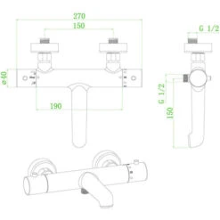 Miscelatore Termostatico Per Bagno E Doccia Luisa In Rame 7 Miscelatore Termostatico Per Bagno E Doccia Luisa In Rame -Stile Bagno 71408744 3