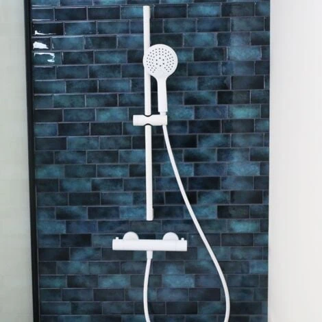 Miscelatore Termostatico Per Doccia Luisa Bianco 4 Miscelatore Termostatico Per Doccia Luisa Bianco - immagine 4