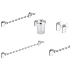 Kit Accessori Bagno 5 Pezzi Zero Metaform