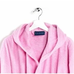 Caleffi - Accappatoio-con-cappuccio Arcobaleno 100% Cotone Tinta Unita XL/XXL Confetto