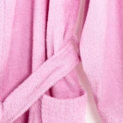 Caleffi - Accappatoio-con-cappuccio Arcobaleno 100% Cotone Tinta Unita XL/XXL Confetto -Stile Bagno 72147545 3