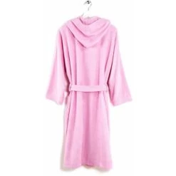 Caleffi - Accappatoio-con-cappuccio Arcobaleno 100% Cotone Tinta Unita XL/XXL Confetto -Stile Bagno 72147545 4