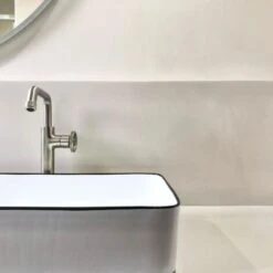 Indus Rubinetto Per Lavabo Alto In Acciaio Spazzolato -Stile Bagno 72152592 5