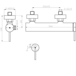 Rubinetto Doccia Luisa In Cromo -Stile Bagno 72559454 2
