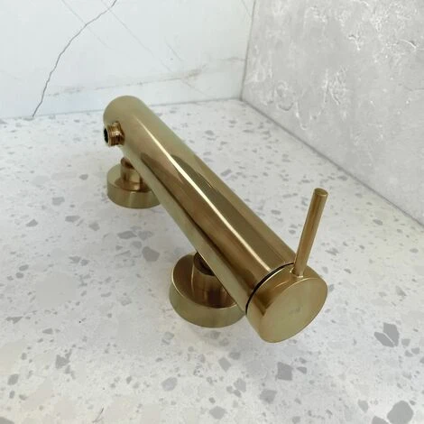 Rubinetto Doccia Lollipop Oro Spazzolato 3 Rubinetto Doccia Lollipop Oro Spazzolato - immagine 3