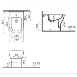 Sanitari Mia Round Filo Muro Di Vitra Con Wc Rimless -Stile Bagno 72638459 5