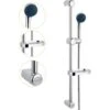 Colonna Doccia Senza Miscelatore ZIK, Saliscendi Con Doccetta 3 Getti + Portasapone