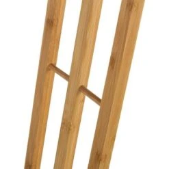 Porta Asciugamani Da Terra Piantana Legno Bambu' 3 Braccia Per Asciugamani Bagno -Stile Bagno 7373549 5