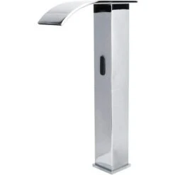 Rubinetto Per Lavabo Da Bagno Touchless Con Sensore Automatico G1/2 ", Rubinetto Per Sensore A Infrarossi Con Cascata Per Bagno In Cucina -Stile Bagno 74485038 5