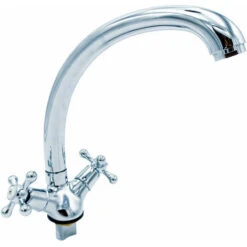 Miscelatore Rubinetto Cucina Curva Regolabile