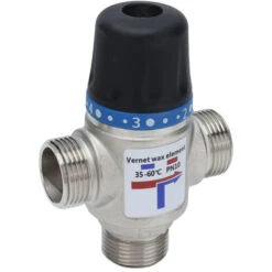 Valvola Miscelatrice Termostatica Dispositivo Di Controllo Automatico Della Temperatura Di Intercettazione Miscelatore Portata Grande (G3/4in)