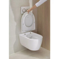 Geberit WC Sospeso ICon Rimfree Con Fissaggio Nascosto, Con Sportello Soft Close (501.664.00.1) -Stile Bagno 75280651 3