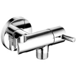 Idroscopino Cromato In Abs Completo Di Supporto A Muro Con Rubinetto -Stile Bagno 75643510 4