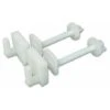 Fissaggi Per Sedile Wc Art 618 In Nylon 1 Confezione