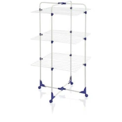 Stendibiancheria Leifheit 81454 Classic Tower 270 Stendino E Filo Blu Bianco