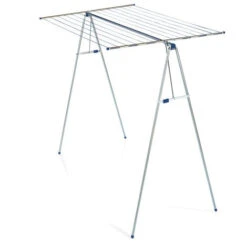 Leifheit 72706 Stendino E Filo Asciugabiancheria Stendibiancheria Da Pavimento Acciaio Inossidabile, Bianco -Stile Bagno 76022398 3