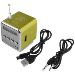 Multimedia Portatile Mini Altoparlante Musicale Radio FM USB SD TF Card Lettore MP3 1pc (Nero) -Stile Bagno 76354453 5