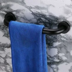 Maniglione Per Bagno, Maniglia Di Sicurezza Per Doccia, Maniglione Antiscivolo 30 Cm Per Bagno, Vasca, WC (nero) -Stile Bagno 76388518 4