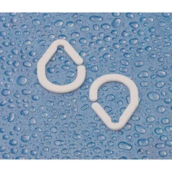 Anelli Bianchi X Tende Doccia (12 Pz.)